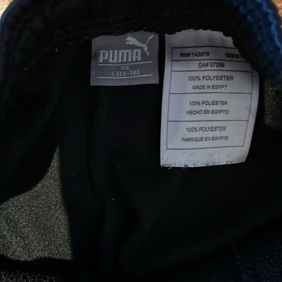 Puma boy jersey jogger pants  sz 14/16 - Picture 5 of 10